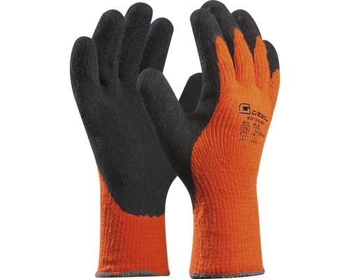 Handschuh "Winter Grip" orange Gr.9