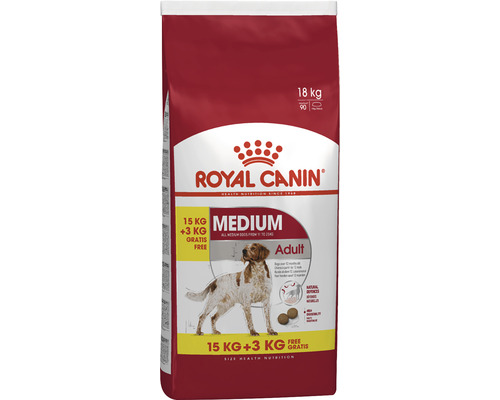 Nourriture sèche pour chien ROYAL CANIN Medium Adult 15+3 kg