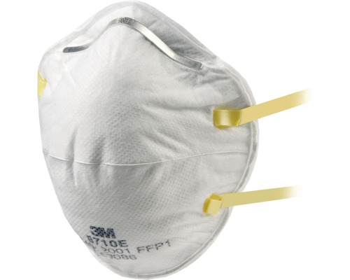 Masque respiratoire 3M™ 8710-PT, 10 pièces niveau de protection FFP1